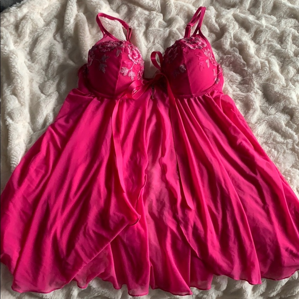 Sexy pink nightie